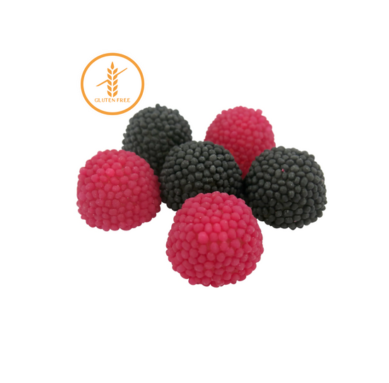 Black & Raspberry Berries Pouch