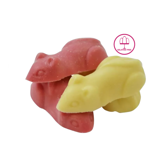 Pink & White Mice Pouch