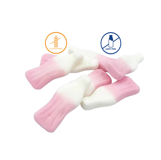Strawberry Milkshake bottles Pouch